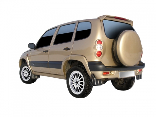 Спойлер для Chevrolet Niva со стоп - сигналом