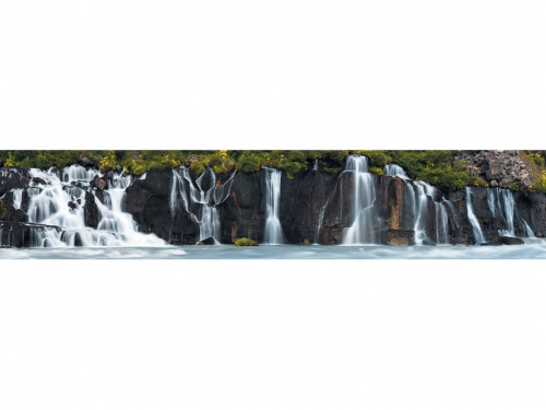 Фартук для кухни Водопад в горах (3D фотопечать)