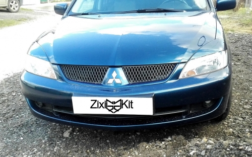 Реснички на фары для Mitsubishi Lancer IX широкие