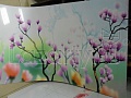 Фартук для кухни Сакура (3D фотопечать)