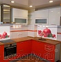 Защитное стекло Гранат вертикальное для кухни