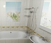 Панель ПВХ Novita Крокус золотистый (узор)