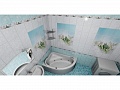 Панель ПВХ Novita Крокус лазурь (узор)