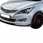 Юбка бампера для Hyundai Solaris нижняя